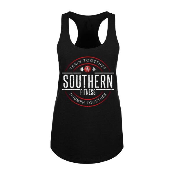 FULL COLOR CIRCLE BADGE - WOMEN'S FITTED TANK TOP Thumbnail